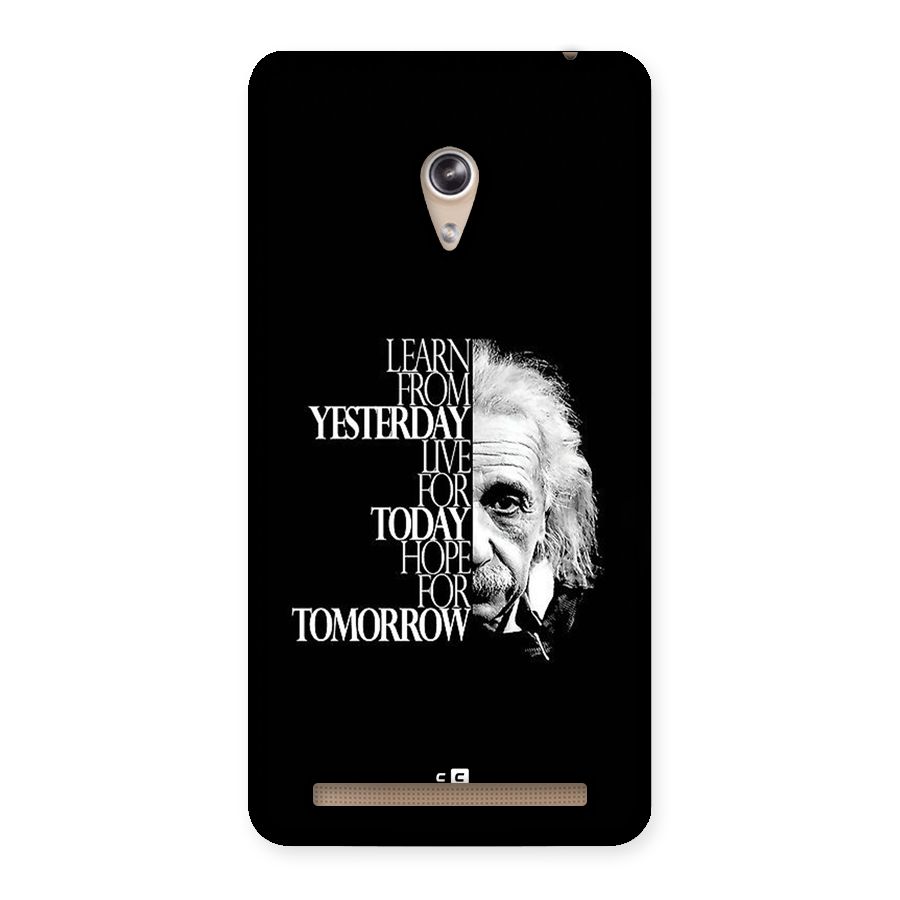 Learn From Yesterday Back Case for Zenfone 6