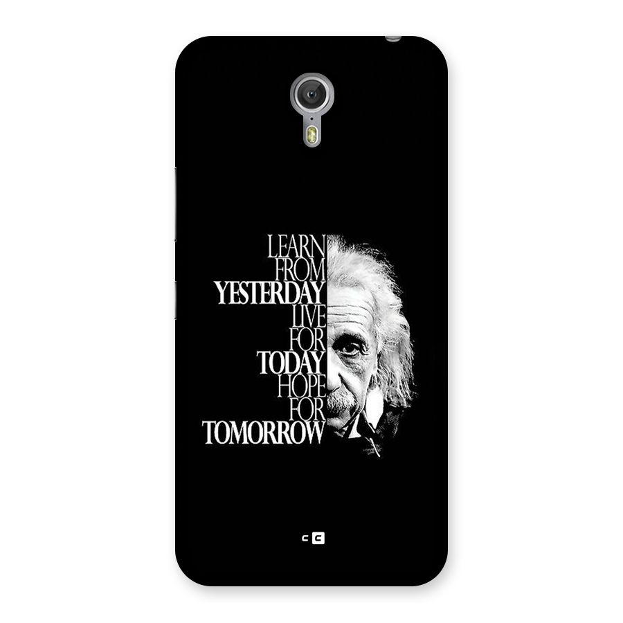 Learn From Yesterday Back Case for Zuk Z1