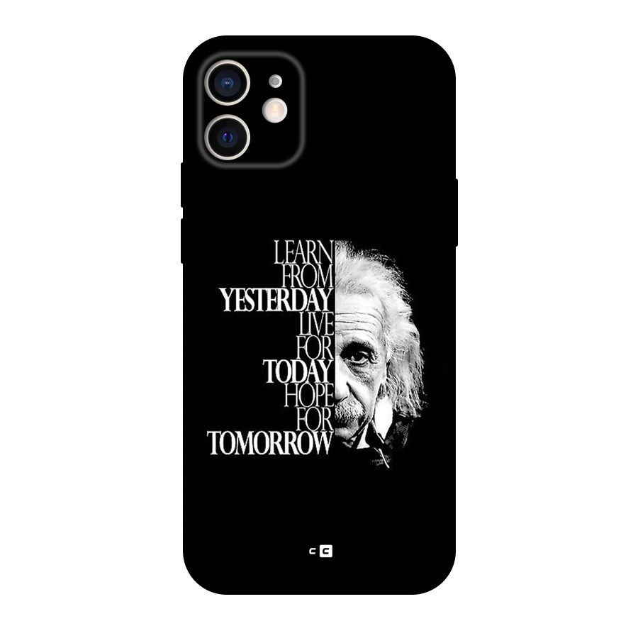 Learn From Yesterday Back Case for iPhone 12 Pro