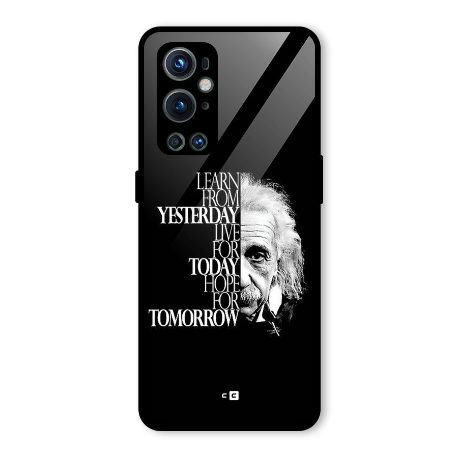 Learn From Yesterday Glass Back Case for OnePlus 9 Pro