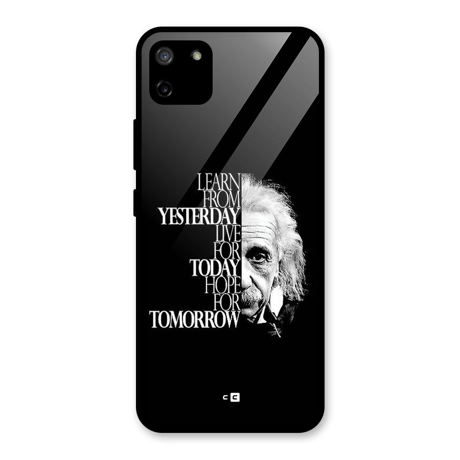 Learn From Yesterday Glass Back Case for Realme C11