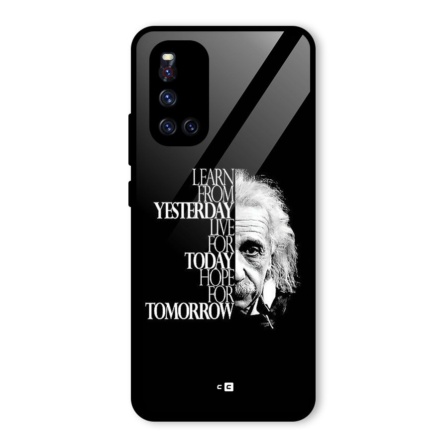 Learn From Yesterday Glass Back Case for Vivo V19