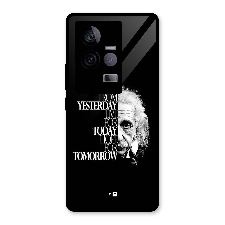 Learn From Yesterday Glass Back Case for Vivo iQOO 11 5G
