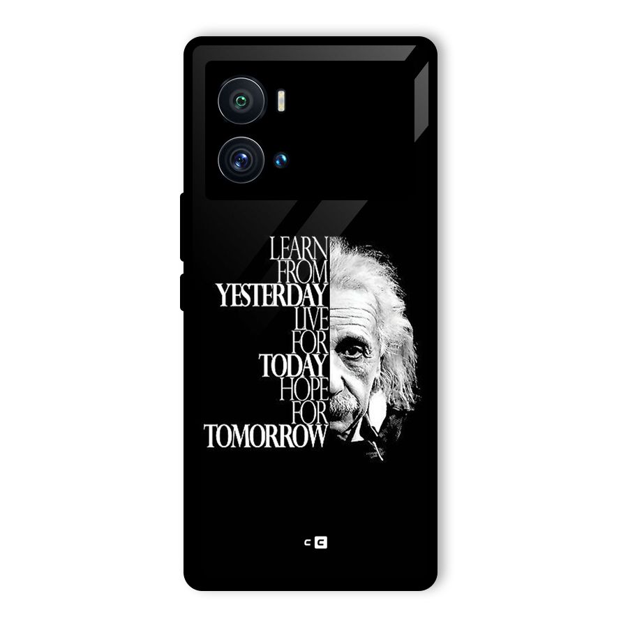 Learn From Yesterday Glass Back Case for Vivo iQOO 9 Pro