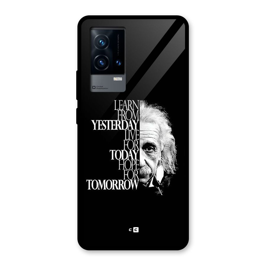 Learn From Yesterday Glass Back Case for iQOO 9 5G