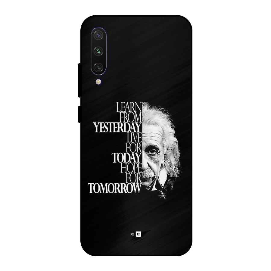 Learn From Yesterday Metal Back Case for Mi A3