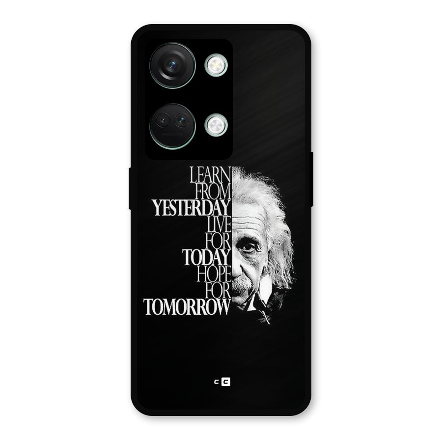 Learn From Yesterday Metal Back Case for OnePlus Nord 3