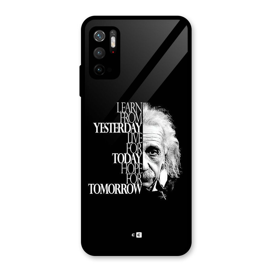 Learn From Yesterday Metal Back Case for Redmi Note 10T 5G