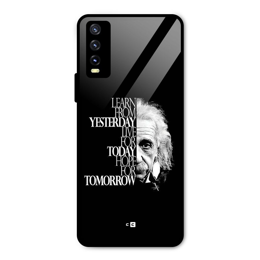 Learn From Yesterday Metal Back Case for Vivo Y20