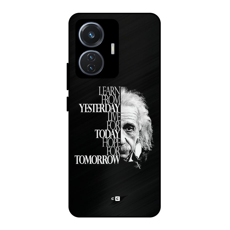 Learn From Yesterday Metal Back Case for iQOO Z6 44W