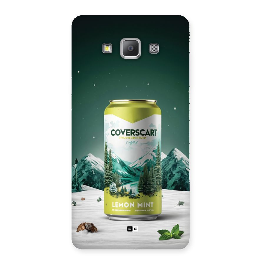 Lemon Mint Back Case for Galaxy A7