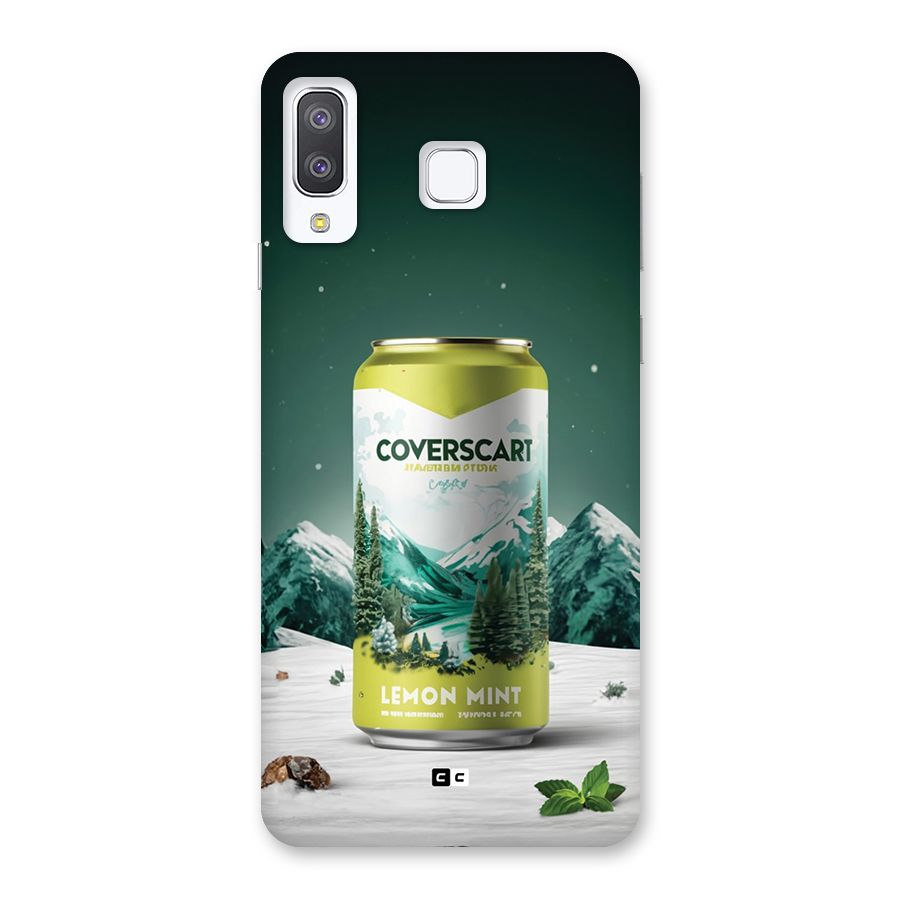 Lemon Mint Back Case for Galaxy A8 Star