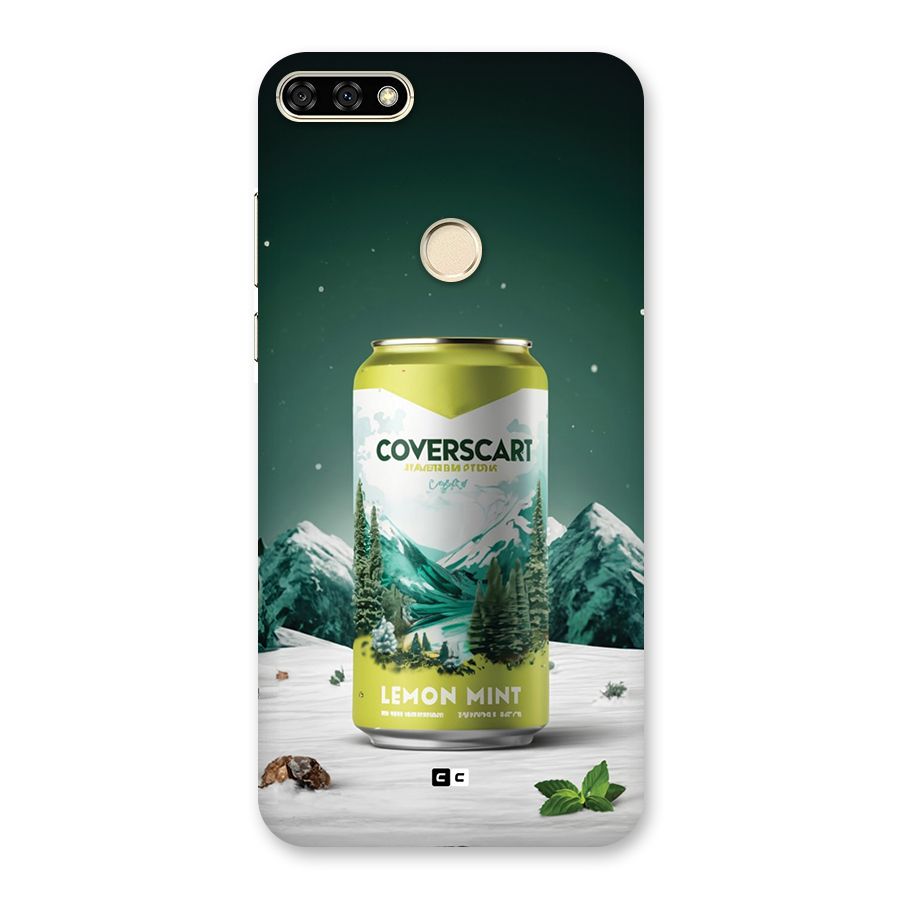 Lemon Mint Back Case for Honor 7A