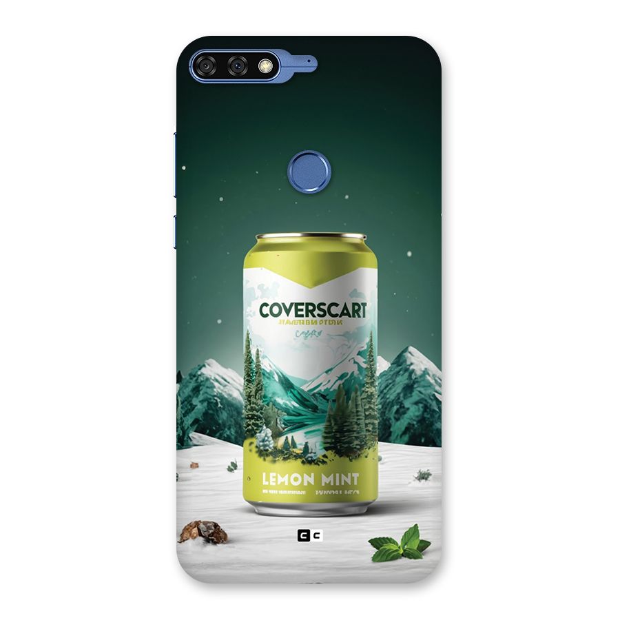 Lemon Mint Back Case for Honor 7C