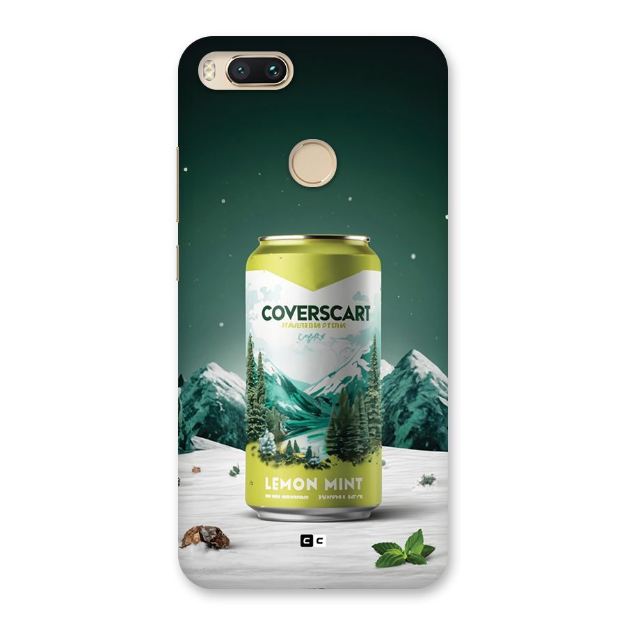 Lemon Mint Back Case for Mi A1