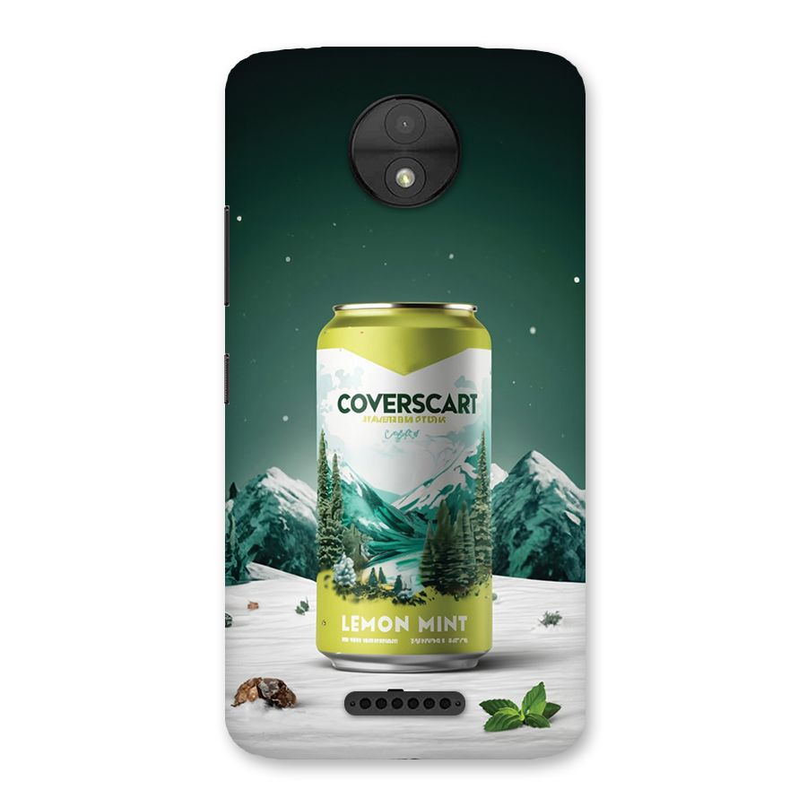 Lemon Mint Back Case for Moto C