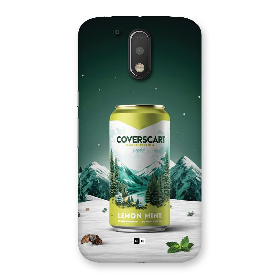 Lemon Mint Back Case for Moto G4 Plus
