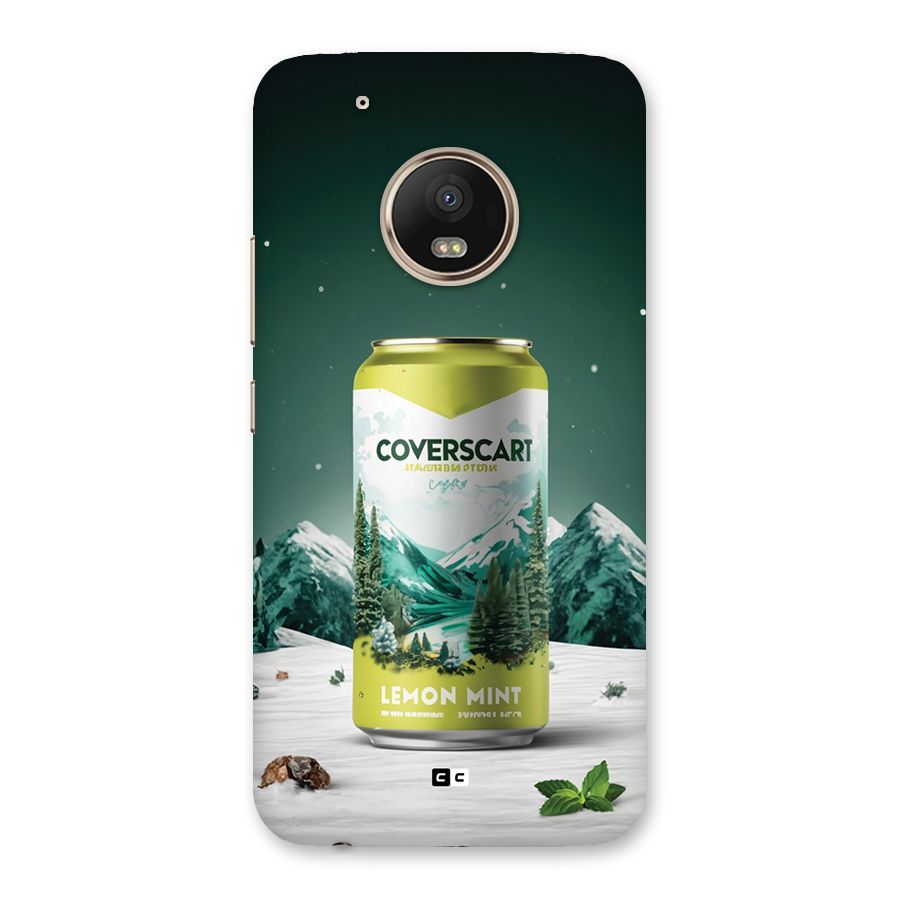Lemon Mint Back Case for Moto G5 Plus