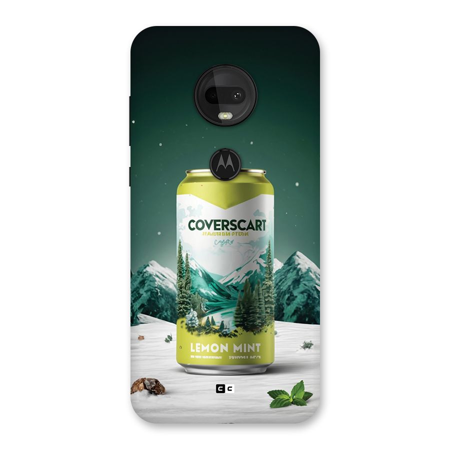 Lemon Mint Back Case for Moto G7