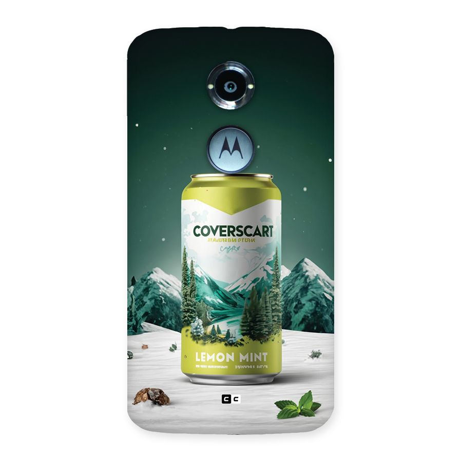 Lemon Mint Back Case for Moto X2