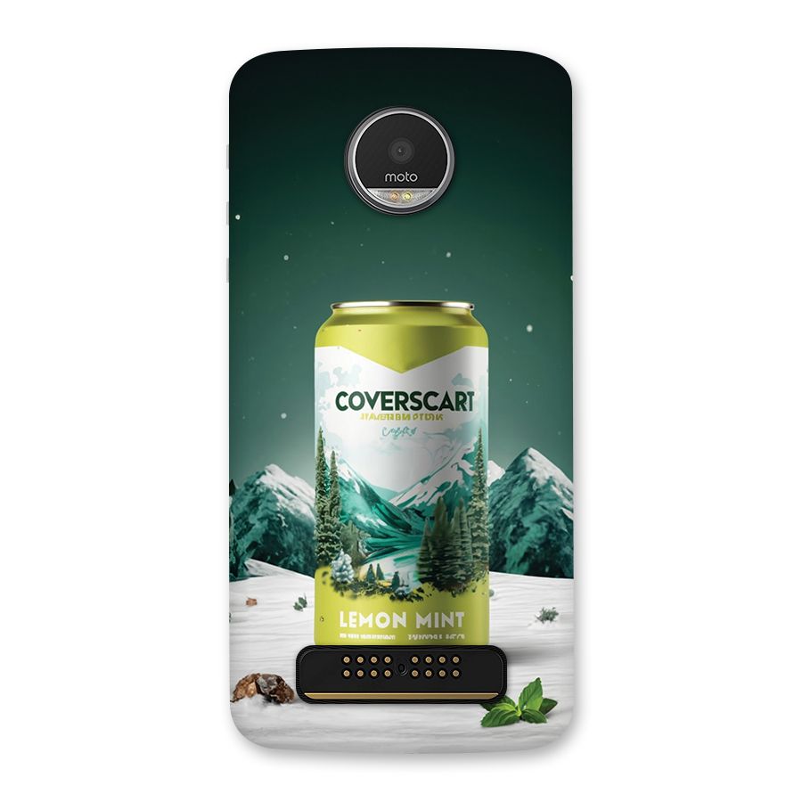 Lemon Mint Back Case for Moto Z Play