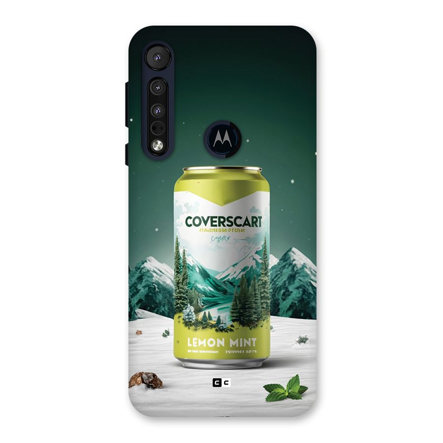 Lemon Mint Back Case for Motorola One Macro