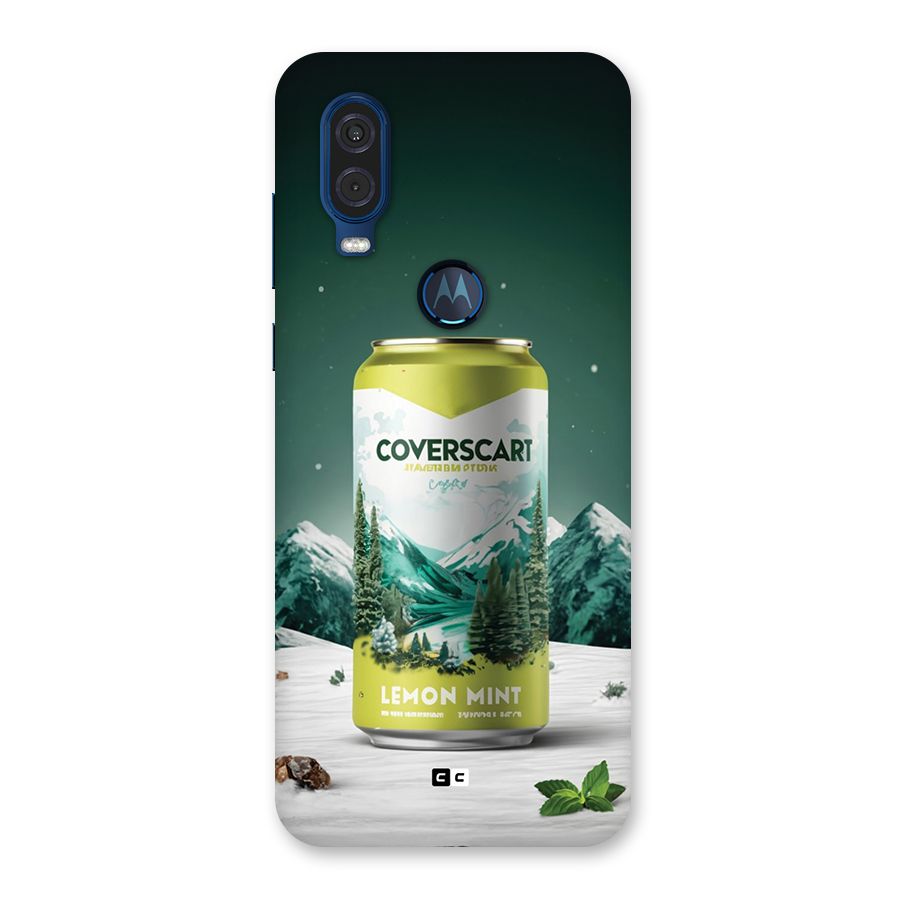 Lemon Mint Back Case for Motorola One Vision