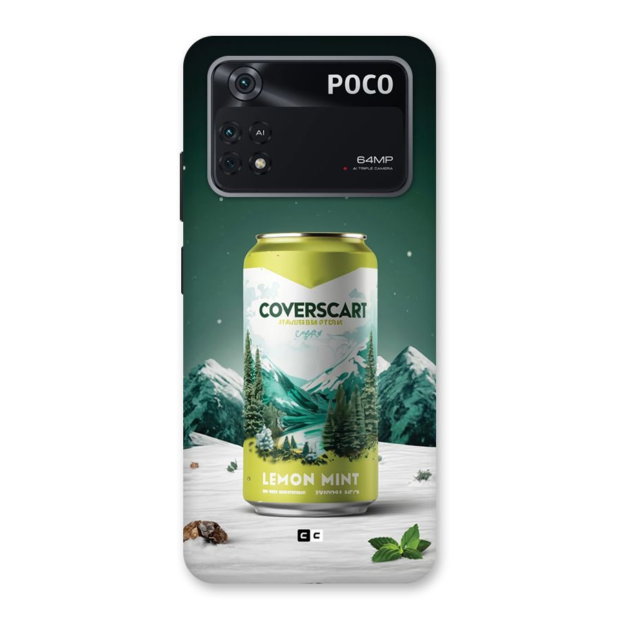Lemon Mint Back Case for Poco M4 Pro 4G