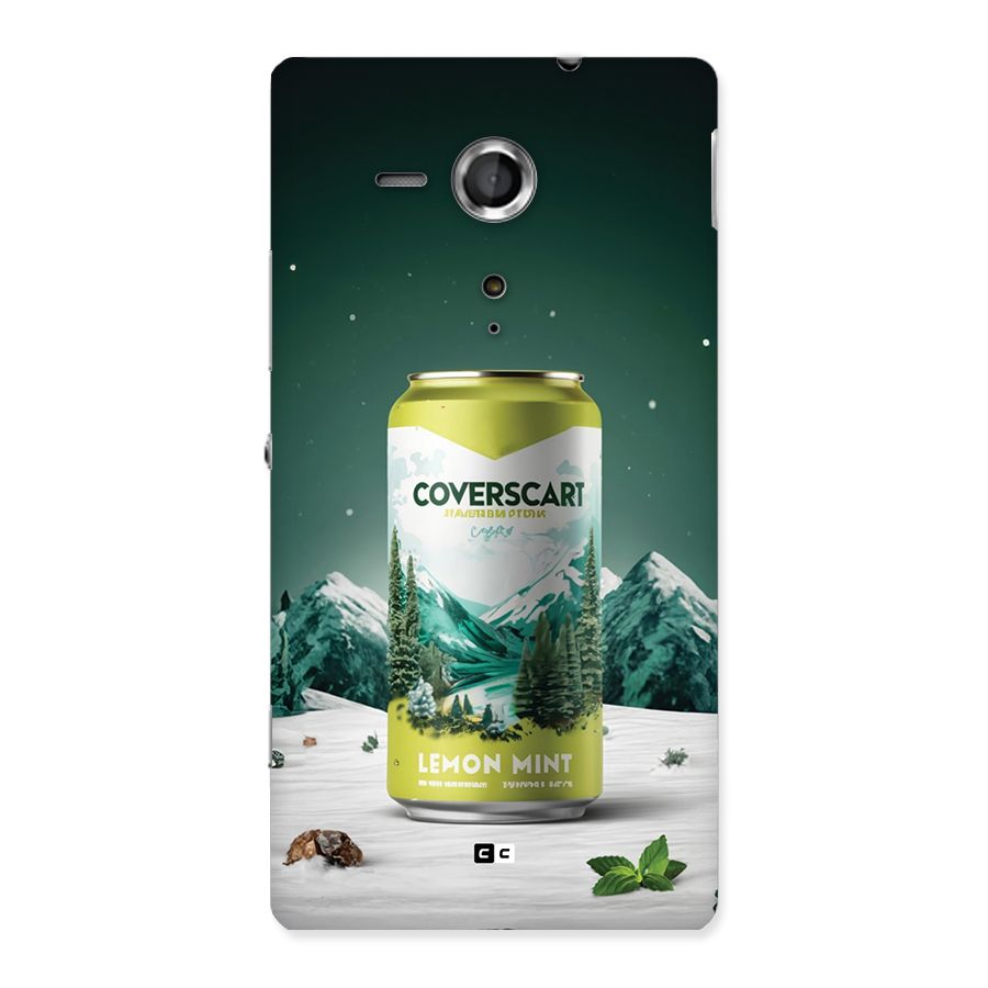 Lemon Mint Back Case for Xperia Sp