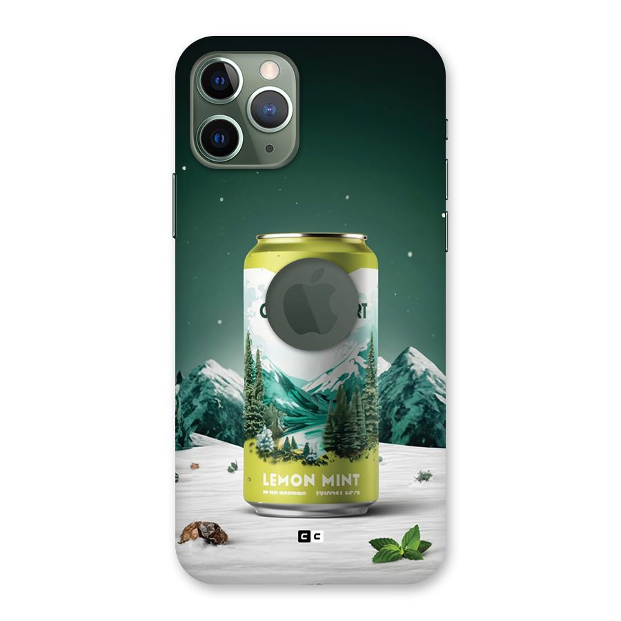 Lemon Mint Back Case for iPhone 11 Pro Logo Cut