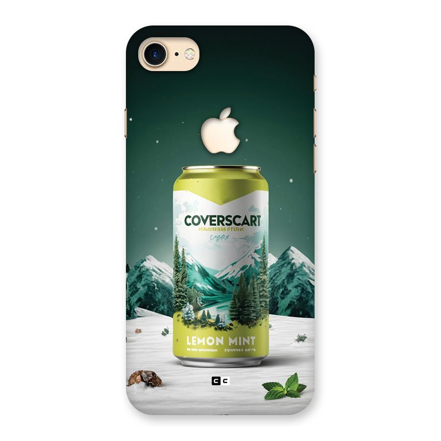 Lemon Mint Back Case for iPhone 7 Apple Cut