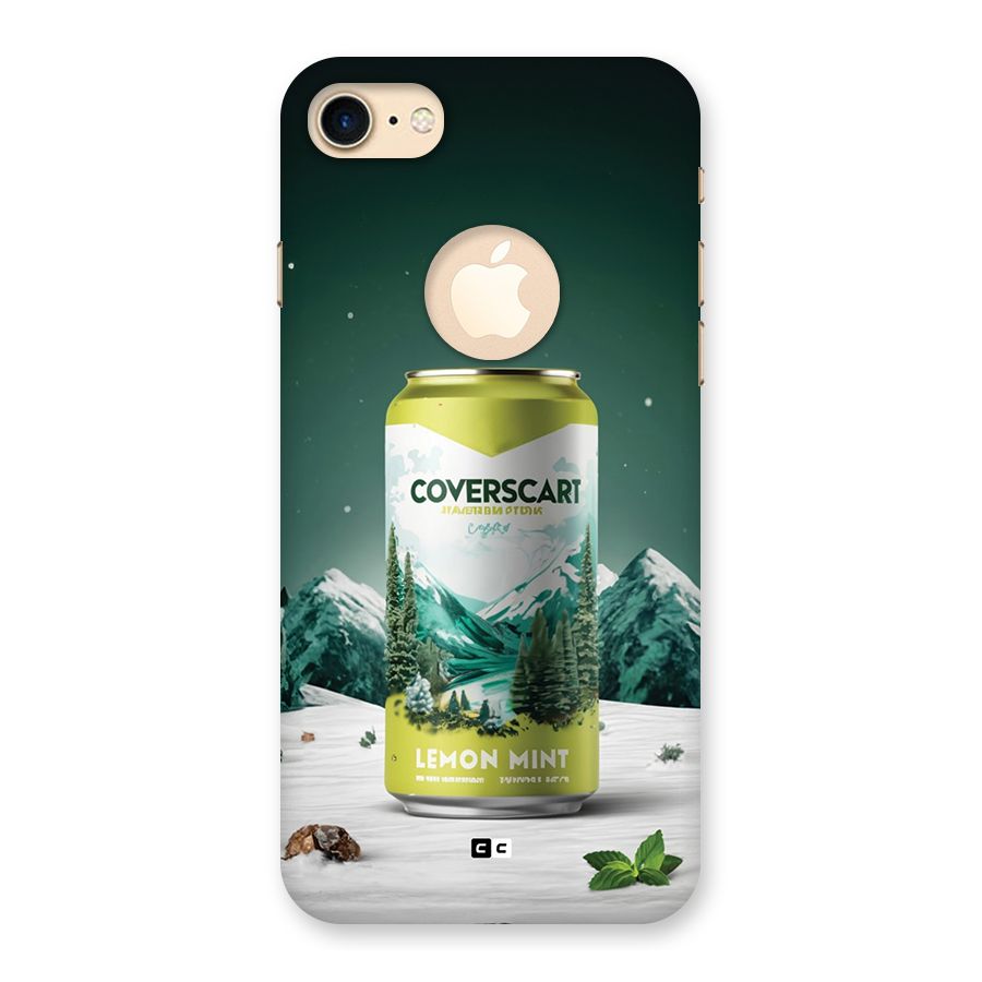 Lemon Mint Back Case for iPhone 7 Logo Cut
