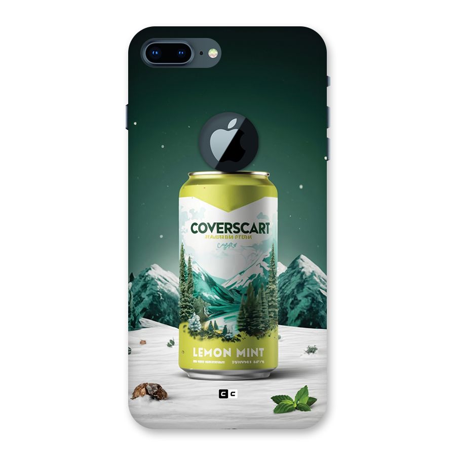 Lemon Mint Back Case for iPhone 7 Plus Logo Cut