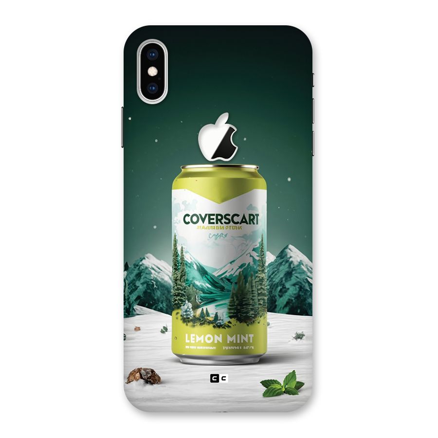 Lemon Mint Back Case for iPhone XS Max Apple Cut