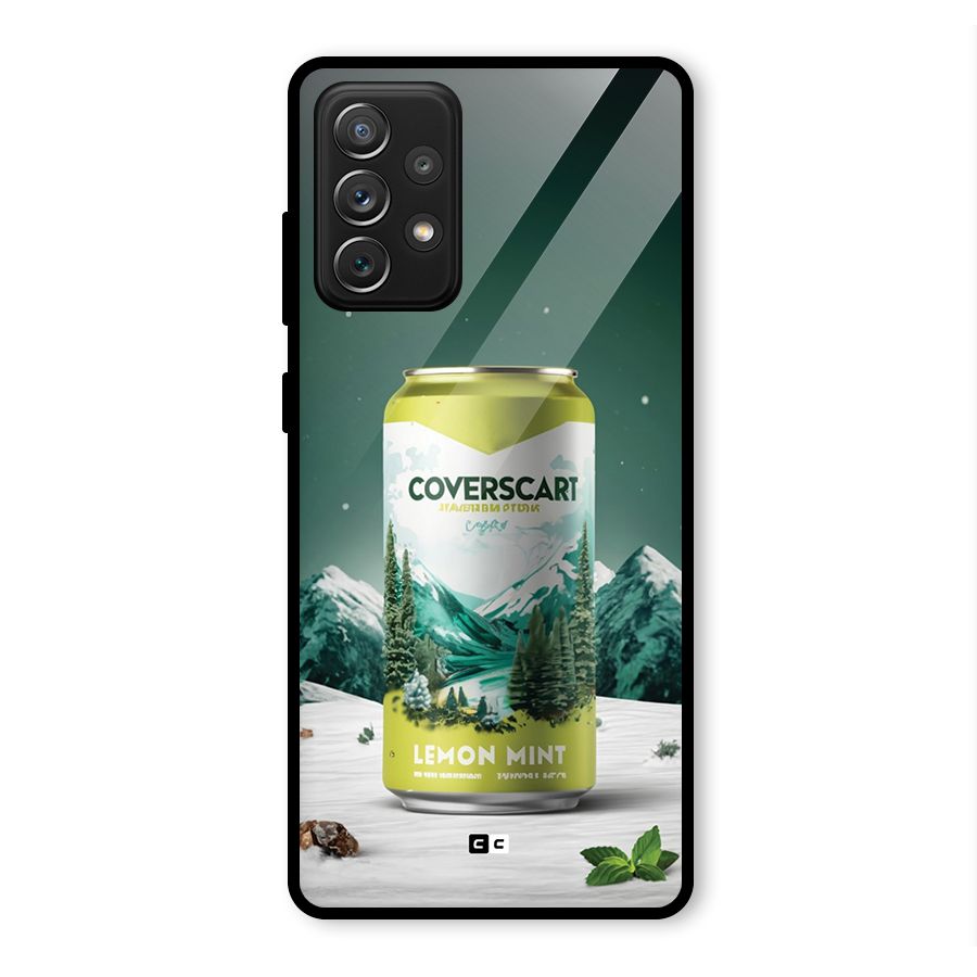 Lemon Mint Glass Back Case for Galaxy A72