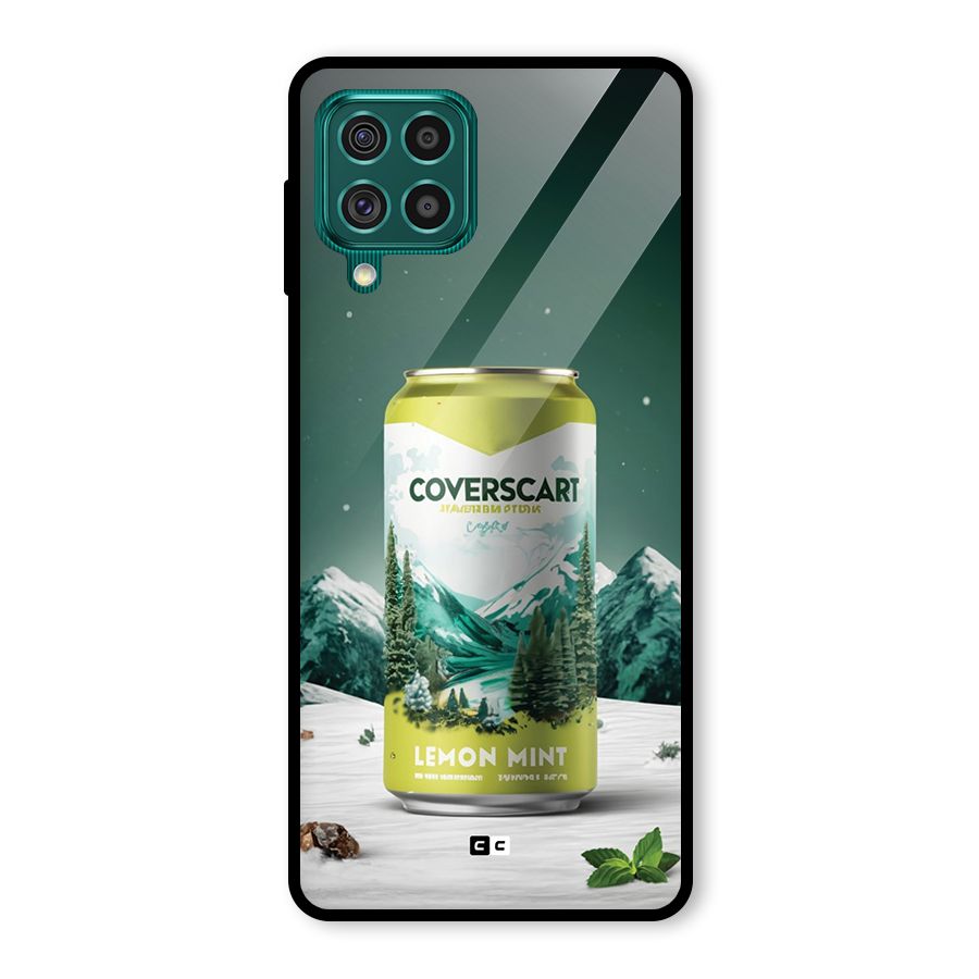 Lemon Mint Glass Back Case for Galaxy F62