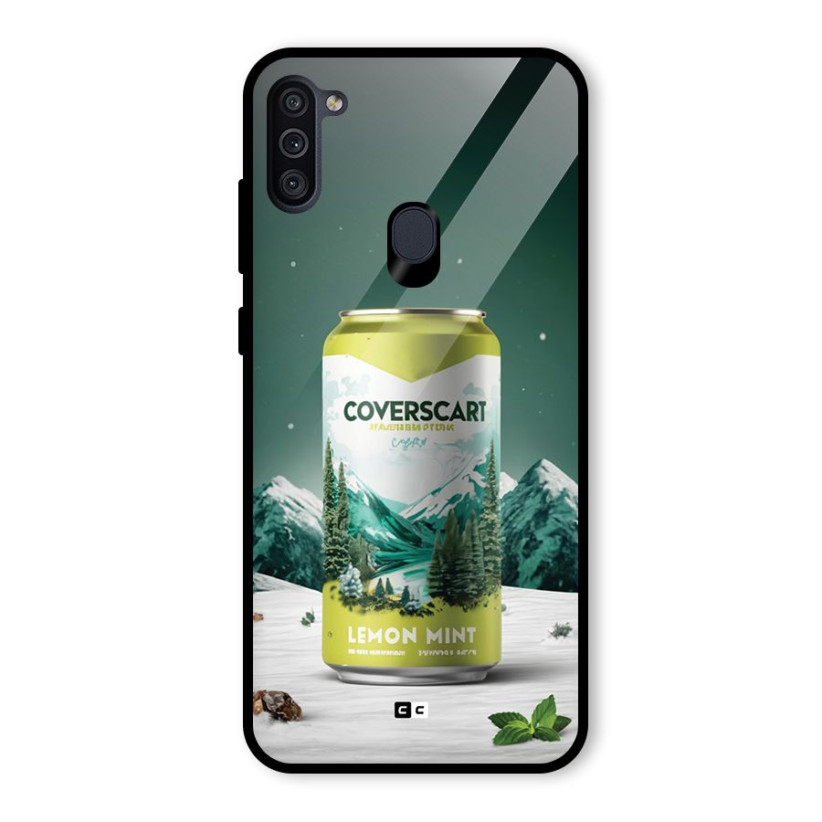 Lemon Mint Glass Back Case for Galaxy M11