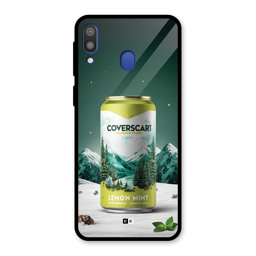Lemon Mint Glass Back Case for Galaxy M20