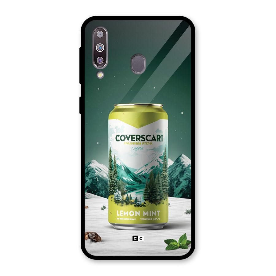 Lemon Mint Glass Back Case for Galaxy M30