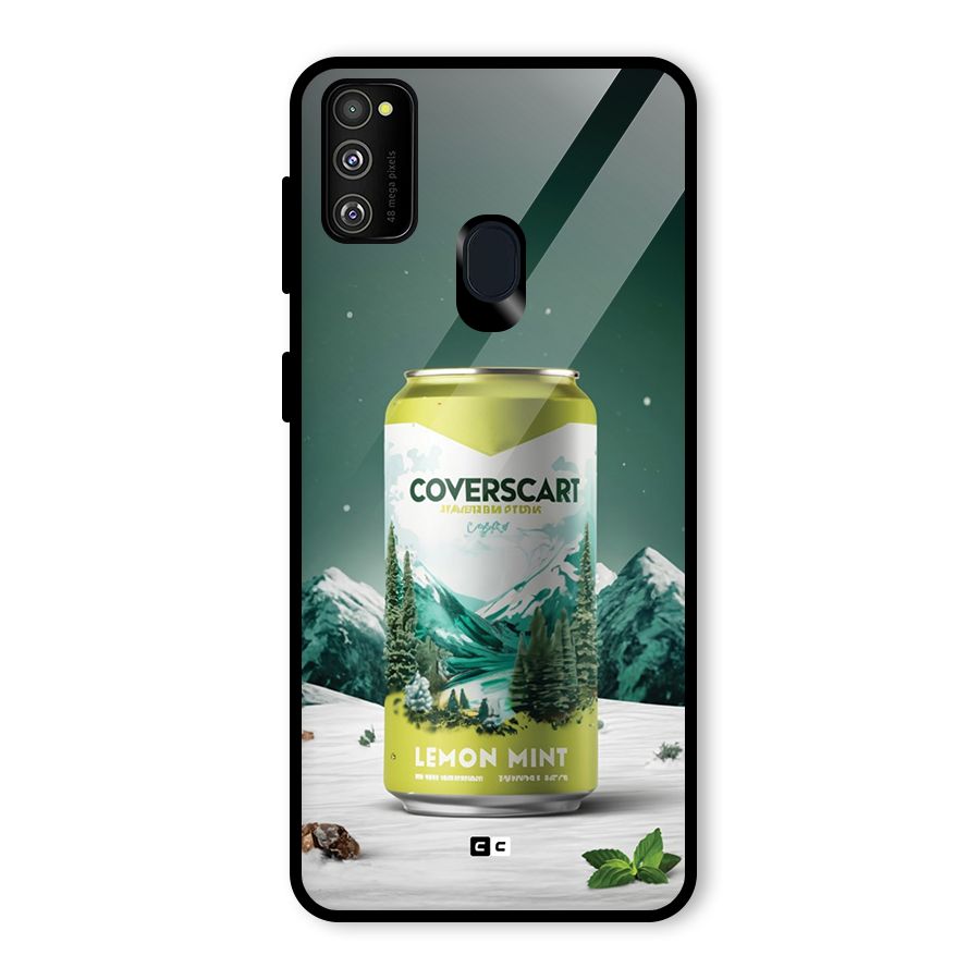 Lemon Mint Glass Back Case for Galaxy M30s