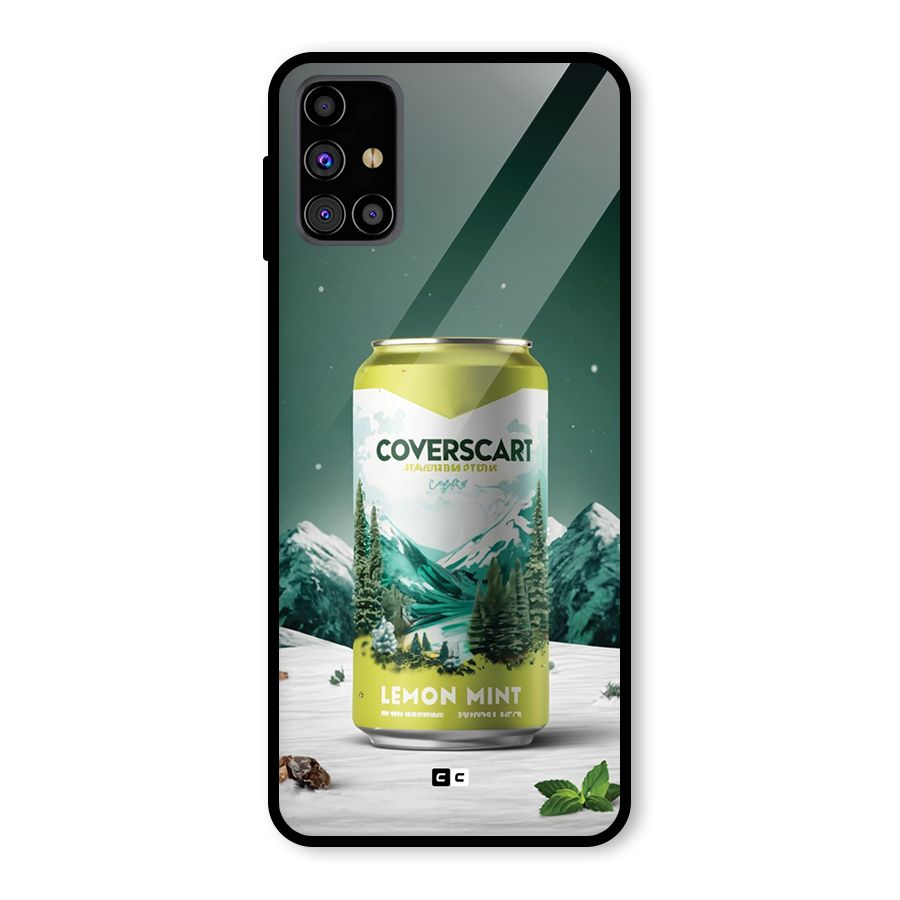 Lemon Mint Glass Back Case for Galaxy M31s