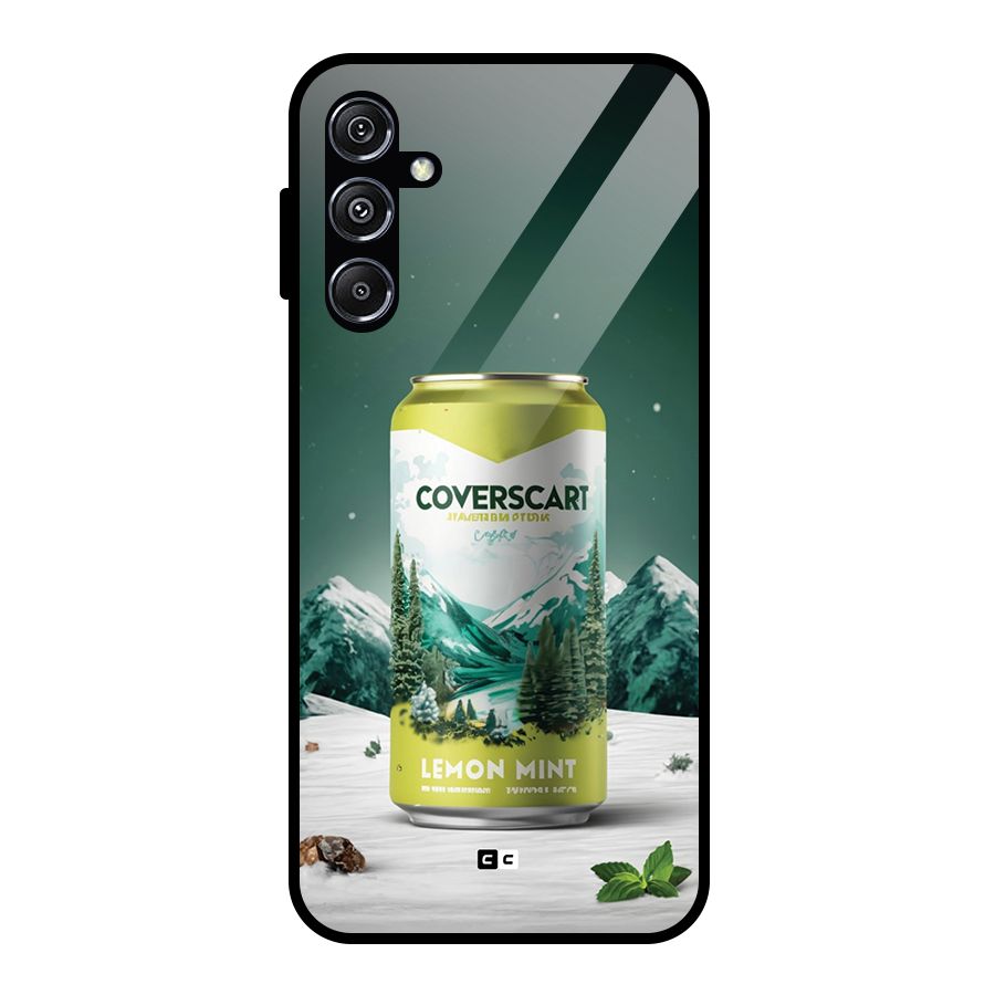 Lemon Mint Glass Back Case for Galaxy M34 5G