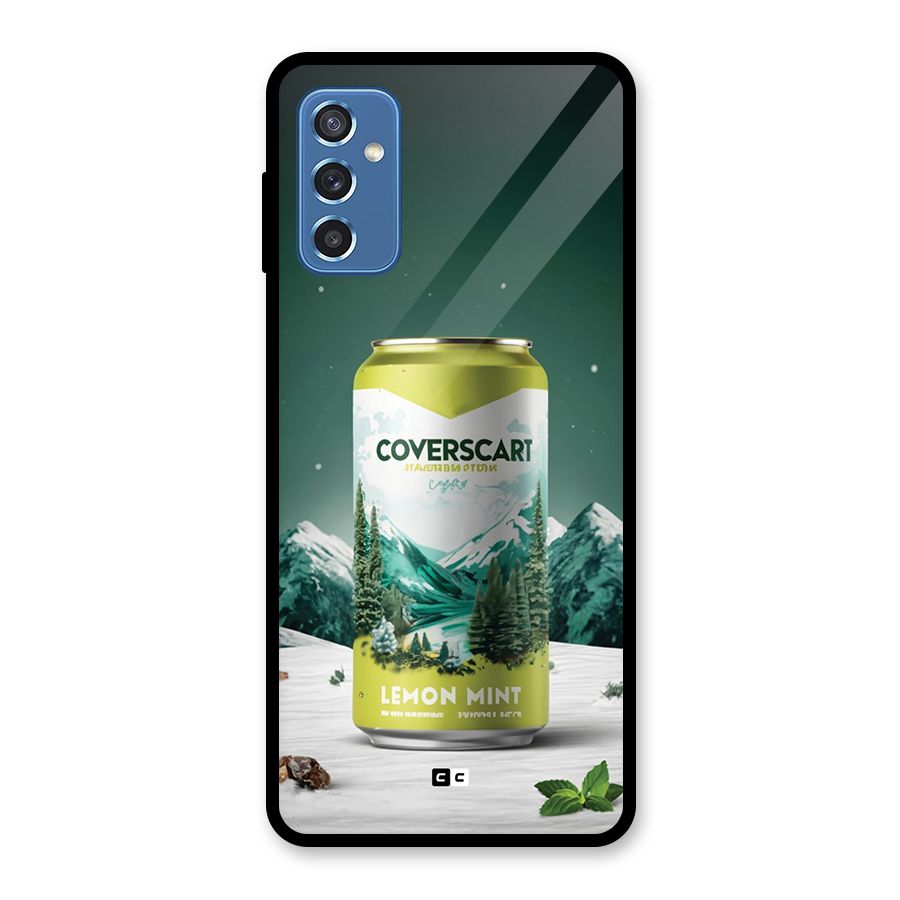 Lemon Mint Glass Back Case for Galaxy M52 5G