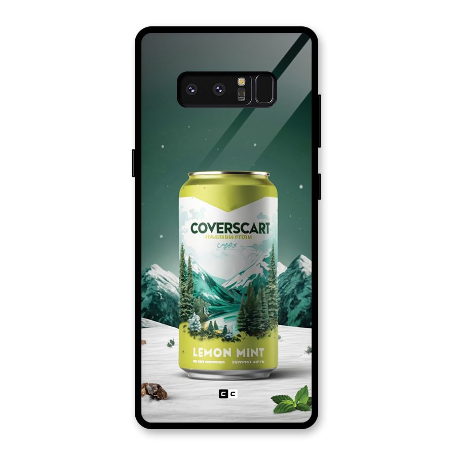 Lemon Mint Glass Back Case for Galaxy Note 8