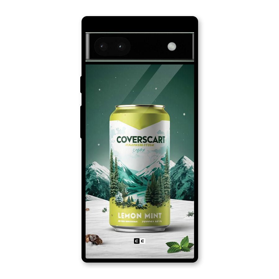 Lemon Mint Glass Back Case for Google Pixel 6a