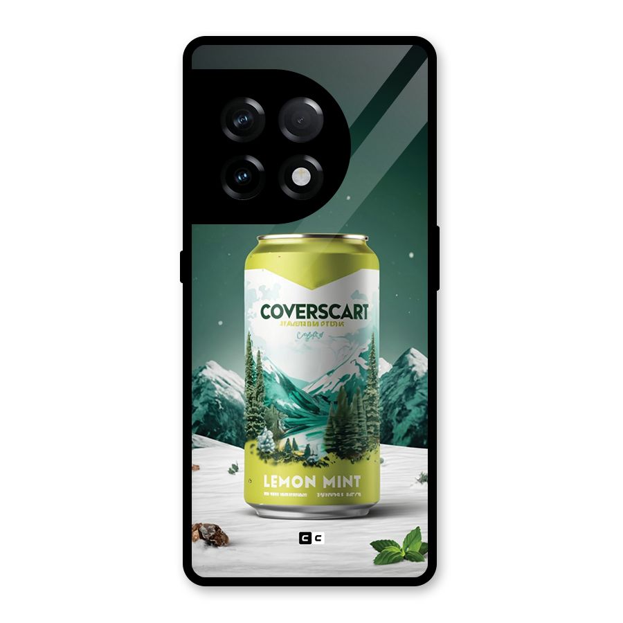 Lemon Mint Glass Back Case for OnePlus 11R