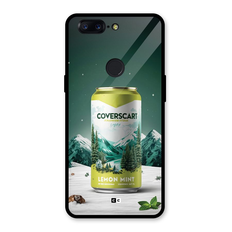 Lemon Mint Glass Back Case for OnePlus 5T