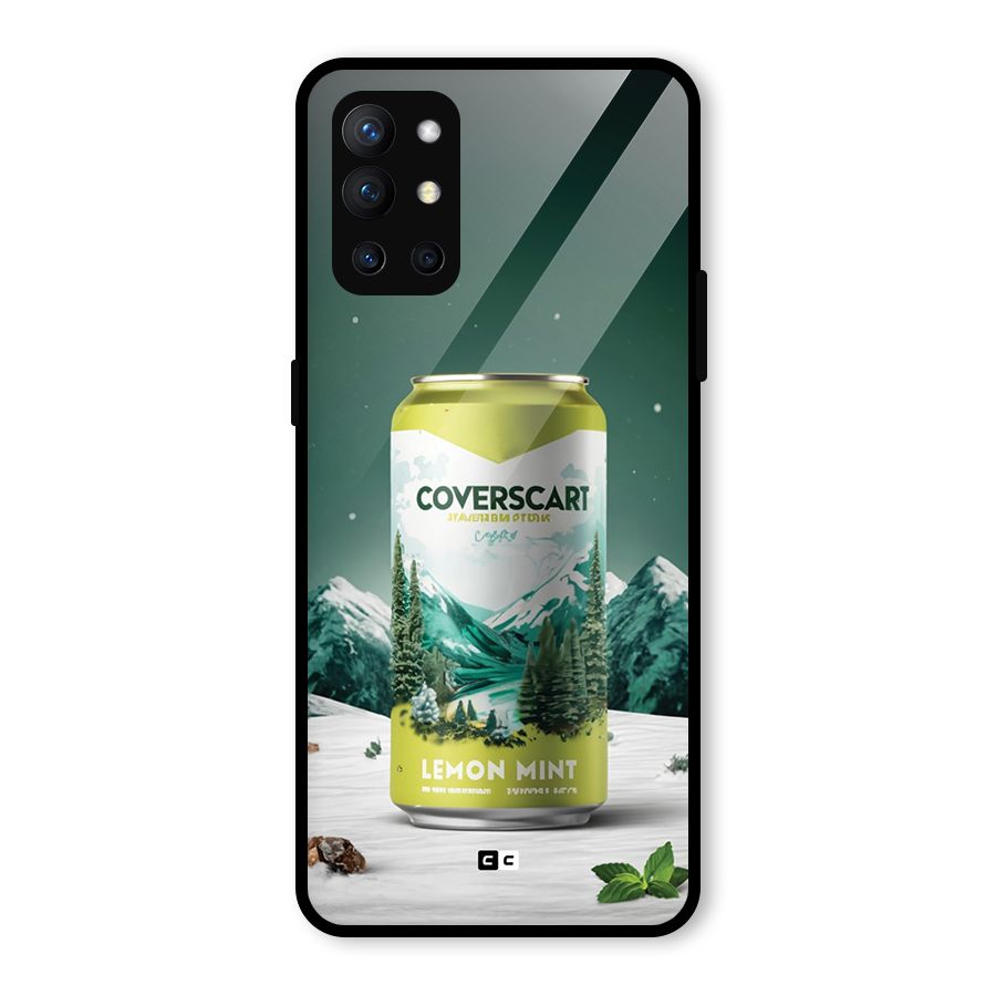 Lemon Mint Glass Back Case for OnePlus 9R