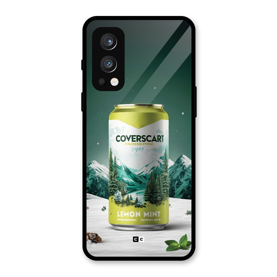 Lemon Mint Glass Back Case for OnePlus Nord 2 5G