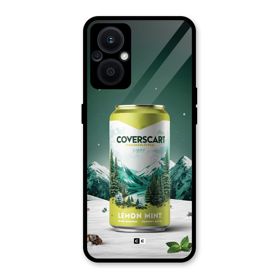 Lemon Mint Glass Back Case for Oppo F21s Pro 5G